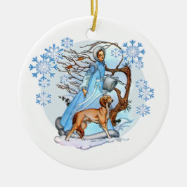 Winter Walk Keramisch Ornament