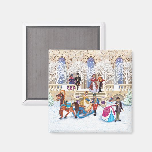 Winter walk magneet (Voorkant / Achterkant)