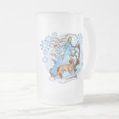 Winter Walk Matglas Bierpul (Voorkant rechts)