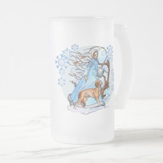 Winter Walk Matglas Bierpul (Voorkant rechts)