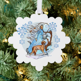 Winter Walk Ornament Kaart