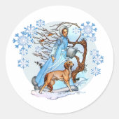 Winter Walk Sticker (Voorkant)