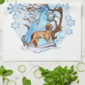 Winter Walk Theedoek (Gevouwen)