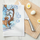 Winter Walk Theedoek (Quarter Fold)