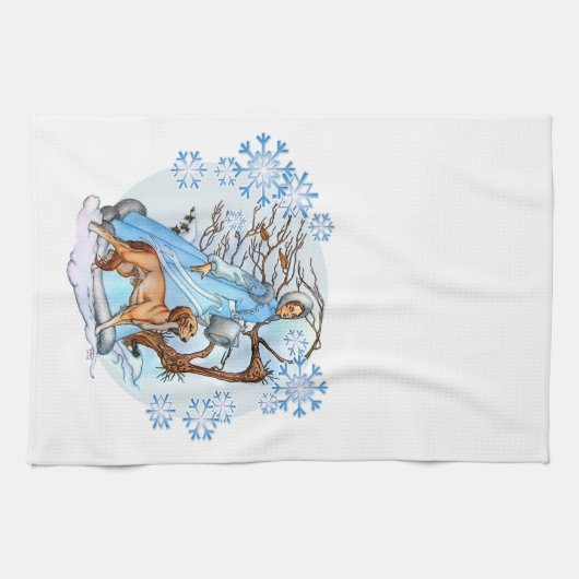 Winter Walk Theedoek (Horizontaal)
