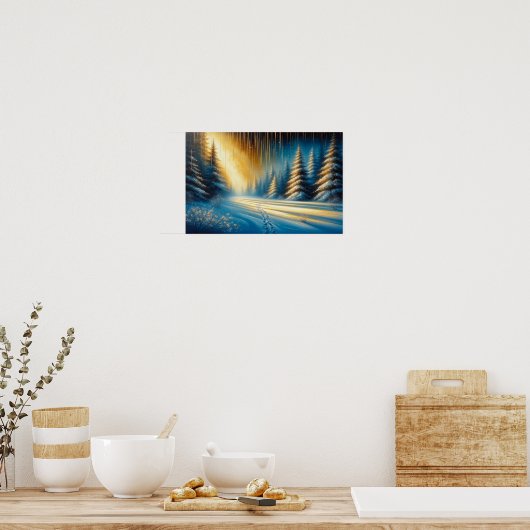 Winter Wall Art Poster (Keuken)
