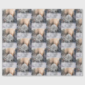 Winter Wander Horse 2024 Cadeaupapier (Vlak)