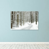 Winter Wandering Wrapped Canvas Print (Insitu (Houten vloer))
