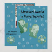 Winter Wanderlust Holiday Kaart (Voorkant / Achterkant)