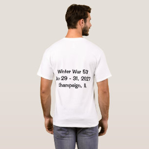 Winter War Sneeuwvlok & Schild T-Shirt