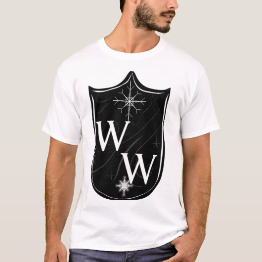 Winter War Snowflake & Shield T-shirt (Voorkant)