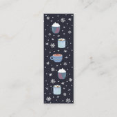 Winter Warm Up Mini Bladwijzer Contactkaartje (Voorkant)