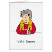 Winter Warmers Cartoon Cat Humor (Voorkant)
