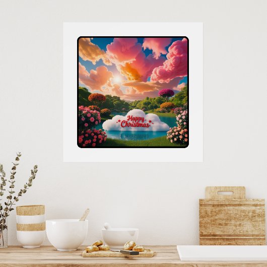 Winter Warmte: Gezellige Kerst Essentials Poster (Keuken)