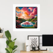 Winter Warmte: Gezellige Kerst Essentials Poster (Thuiskantoor)