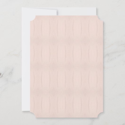 Winter Warmte Single Big Floral Save The Date Kaart (Achterkant)