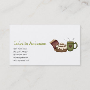 Winter Warmth ・ Cinnamon Roll Visitekaartje