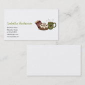 Winter Warmth ・ Cinnamon Roll Visitekaartje (Voorkant / Achterkant)