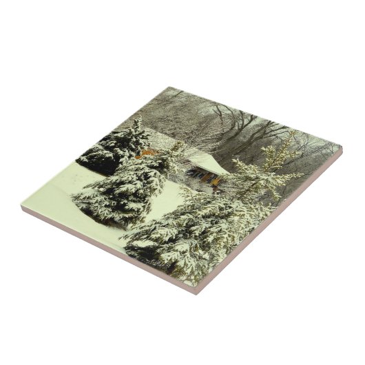 Winter Warmth Tegeltje (Zijkant)