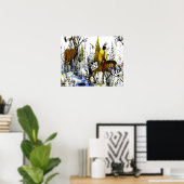 Winter Warrior en Moose Posters (Thuiskantoor)