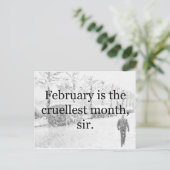 Winter Wasteland Briefkaart (Staand voorkant)