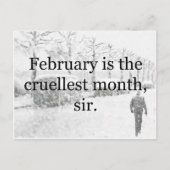 Winter Wasteland Briefkaart (Voorkant)