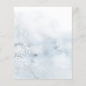 Winter Wat is jouw paarse baby shower spel? (Achterkant)