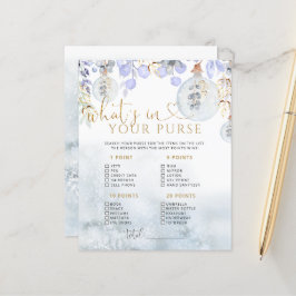 Winter Wat is jouw paarse baby shower spel?