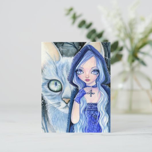 Winter Watcher - Briefkaart (Staand voorkant)