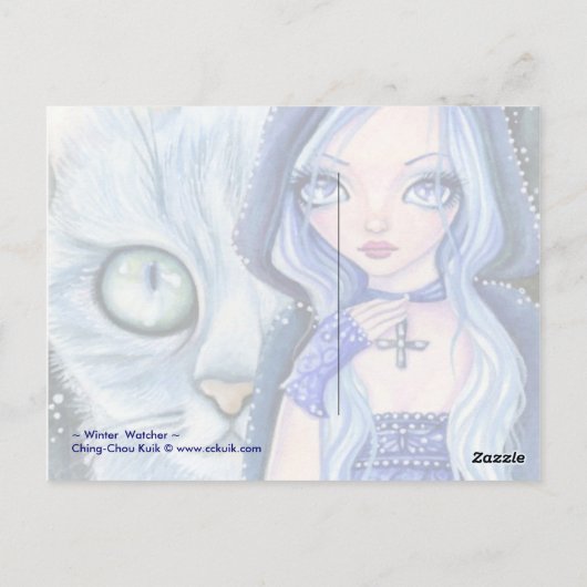 Winter Watcher - Briefkaart (Achterkant)
