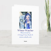 Winter Watcher - lege kaart (Achterkant)