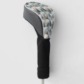 Winter Watercolor Bos Herten (1) Golfheadcover (Schuin)