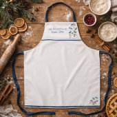 Winter Watercolor Botanische Keuken Schort
