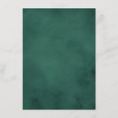 Winter Watercolor Dennenkegel Trouwdetails Informatiekaartje (Achterkant)