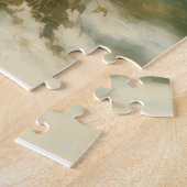 Winter Watercolor Kardinaal Legpuzzel (Zijkant)