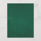 Winter Watercolor Pines Huwelijksgast Details Informatiekaartje (Achterkant)