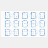 Winter Waterproof Labels Minimalist Snowflake Name (Vel)