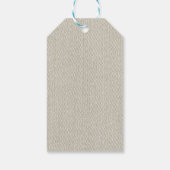 Winter Waterverf bruiloft Cadeaulabel (Achterkant)