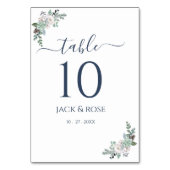 Winter Waterverf bruiloft Kaart (Voorkant)