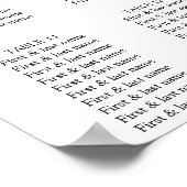 Winter Waterverf Deer Wreath Silver Poster (Hoek)