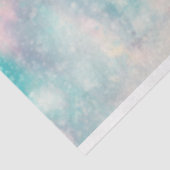 Winter Waterverf Evergreen Trees Decoupage Paper Tissuepapier (Detail)