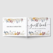 Winter Waterverf Flowers Gastenboek (Volledig)