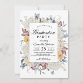 Winter Waterverf Flowers Kaart (Voorkant)