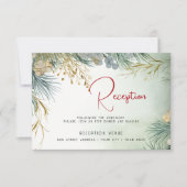 Winter Waterverf groen Kaart (Voorkant)