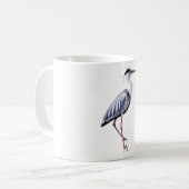 Winter Waterverf Herron Koffiemok (Voorkant links)