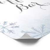 Winter waterverf Koffieborden Poster (Hoek)