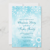 Winter Waterverf Snow-kerstfeest Kaart (Voorkant)