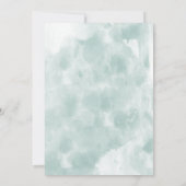 Winter waterverf Tree Christmas Party Corporate Kaart (Achterkant)