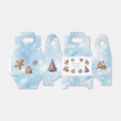 Winter Waterverf Vrolijk kerstfeest baby shower Bedankdoosjes (Uitgevouwen)