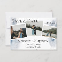 Winter Waterverf Was Foto Save The Date